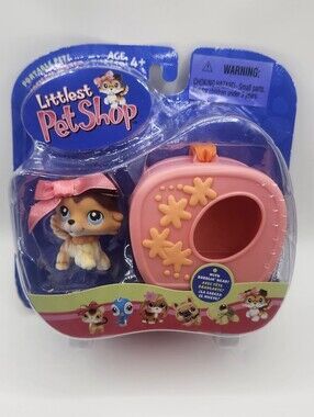 Authentic Littlest Pet Shop Collie #58 NIB Sealed Box Rare Collectors Hasbro HTF
